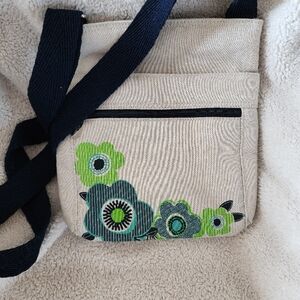 Thirty ONE Floral Canvas Crossbody Bag